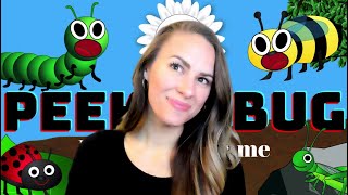 Peek-A-Bug: Speech Therapy Activity (use with green screen, screen share, tablet & SMART Boards)