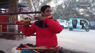 Flute Player SARNATH Varanasi - Indian  Street Kalakar