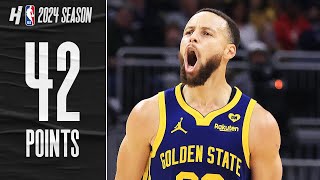 Steph Curry on FIRE in INDY! 42 PTS vs Pacers 🔥 FULL Highlights