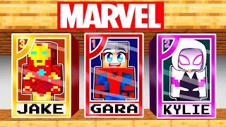 We Turned Into SUPERHERO TOYS in Minecraft!