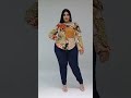 Plus Size Beautiful Model Jeans And Top | Fashion Q |#fashiondesign#shorts#dress