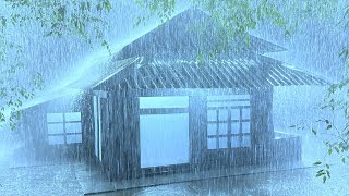 The Secret to Sleep Well with Torrential Rain \u0026 Thunder Growled on a Rickety Tin Roof in the Farm