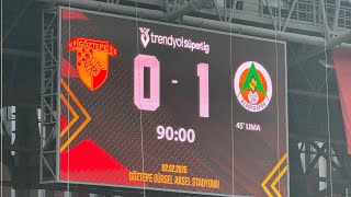 Göztepe Alanyaspor maçı