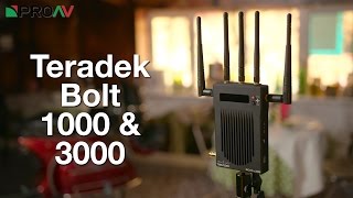 Teradek Bolt 1000 & 3000 - Overview