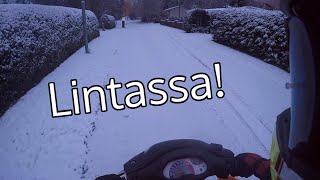 Holtitonta Linttaa Ensilumilla! | Kymco ZX50