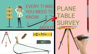 PLANE TABLE SURVEYING |  EVERYTHING THING YOU NEED TO KNOW |😍１０００ ＳＵＢＳ😍|