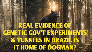 #DOGMAN, REAL EVIDENCE OF GENETIC GOV'T EXPERIMENTS \u0026 TUNNELS IN BRAZIL IS IT HOME OF DOGMAN??