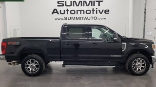 2020 FORD F250 LARIAT FX4 POWERSTROKE DIESEL AGATE BLACK WALKAROUND 13614Z SOLD!