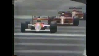 F1 1990-Mexico  Senna vs Prost vs Mansell メキシコ セナvsプロストvsマンセル