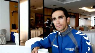 Interview with Alberto Contador on the Giro's rest day