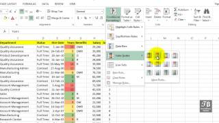 Excel Conditional Formatting Excel 2013 Beginners Tutorial