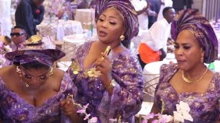 See What Happens Between Fathia Balogun,Bimbo Thomas Wumi Ajiboye At Fali Werepe Daughter's Wedding