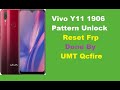 Vivo Y11 1906 Pattern Unlock Reset Frp Just One Click By UMT Qcfire