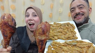 تحدي محشي الكرنب وأوراك الديك الرومي: مواجهة نارية لا مكان للضعفاء!🔥🥬🍗 🐓