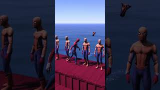 GTA 5 Epic Spiderman Ragdolls | Jumps / Fails ep.169 #shorts