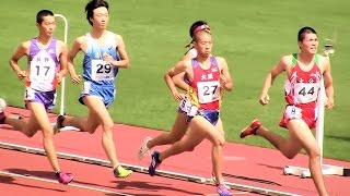 2015和歌山国体陸上 少年男子共通800ｍ予選1組 20151002