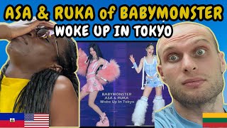 REACTION TO ASA \u0026 RUKA of BABYMONSTER (베이비몬스터) - Woke Up In Tokyo (Live at 1st WORLD TOUR IN SEOUL)