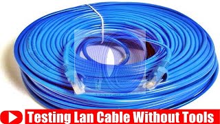 How to Test Ethernet Cable I Loopback Test Cat5 I Led test Lan Cable