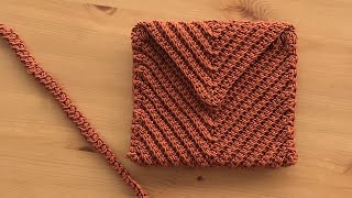 Zarf Çanta Yapılışı /Supla İple Çanta  #crochet