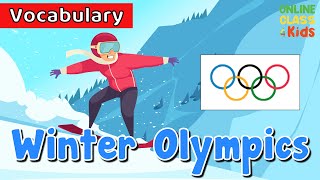 Winter Olympic Sports | Educational Videos | Learn English - Talking Flashcards| ESL Game
