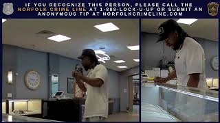 Norfolk Police need help identifying a larceny suspect