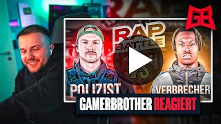 WAS EIN COMEBACK 😱 GamerBrother REAGIERT auf POLIZIST vs VERBRECHER RAP BATTLE 😂