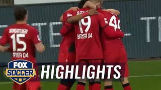 Kevin Volland doubles the lead for Bayer Leverkusen | 2016-17 Bundesliga Highlights