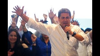 Honduras elections: President Juan Orlando Hernandez declares election victory