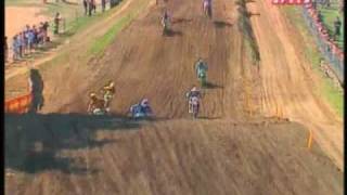 Motocross 2008 RedBud Rd 6 Mike Alessi Crash www pchurricane com