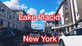 Driving  Main Street, Lake Placid, New York  (CC) 紐約普萊西德湖