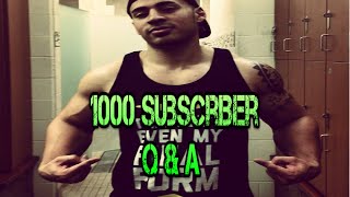 1000 Subscriber Q&A, Can Whey Harm You? How to Lose Chest Fat