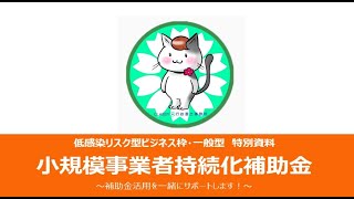 小規模事業者持続化補助金　低感染リスク型ビジネス枠・一般型