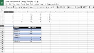 Lookup Functions 4 Offset