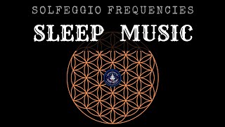 All Solfeggio Frequencies ☯ Black Screen Sleep Music ☯ Sleep Fast