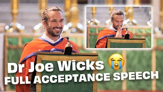 FULL SPEECH | Joe Wicks Honorary Doctorate | St Mary’s University 2022