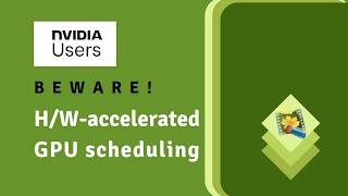 Test your hardware-accelerated GPU scheduling. NOW.