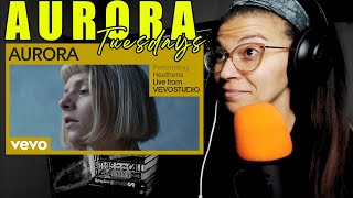 AURORA - Heathens (Live Performance) Vevo | Reaction