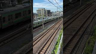 【４K映像】湘南新宿ライン　下り電車　Shonan-Shinjuku Line outbound train