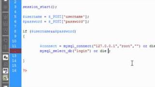 PHP: Creating a simple PHP login (Part 2)