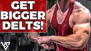 Full Shoulder Workout for FASTER Shoulder Gains (5 EXERCISES!) | V SHRED
