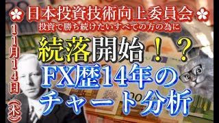 【 FXライブ 】2019.11.14  続落開始！？一気に加速なるか！それとも4時間陽で上！ガチで勝ちたい人の為の未来シナリオ研究所🔸第160回🔸【 🔰FX初心者～中級者🔰 】