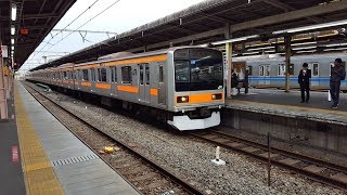 209系 八トタ81編成 中野駅到着～発車 '19.04.01