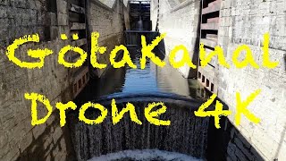 Göta Kanal The Berg Locks Bergs Slussar 4K Drone Sweden Sverige Gota Canal #götakanal #gotakanal