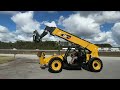 govdeals 2017 caterpillar tl 10000 lb telehandler