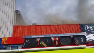 Take away store on fire Macksville