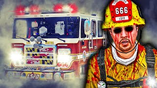 The HAUNTING of Fire Engine #666 in GTA 5! (CURSED!)