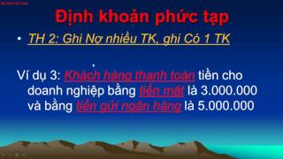 Định khoản kế toán