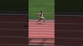 河田航典 関東インカレ 予選 100m 2024 #陸上 #100m #sports #shorts