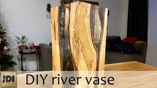 DIY river table? NO. DIY RIVER VASE!