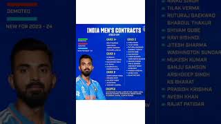 🚨Bcci announces annual players contracts for team India (senior men) for the 2023-24 season #cricket